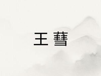 王蔧 王蔧