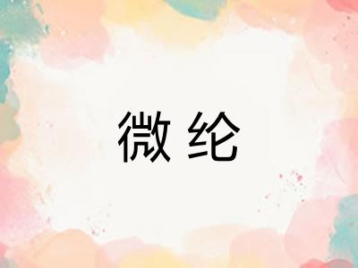 微纶