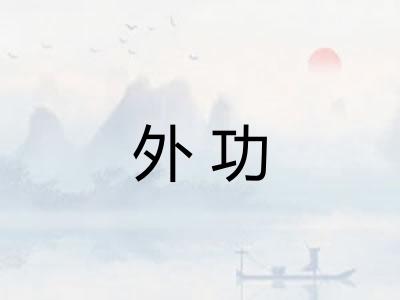 外功 外功