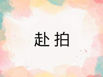 赴拍