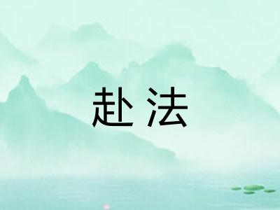 赴法 赴法
