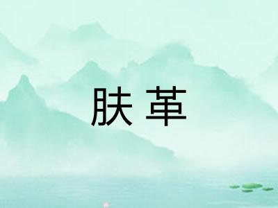 肤革 肤革