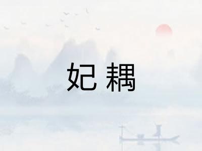 妃耦 妃耦