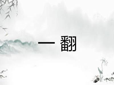 一翻 一翻