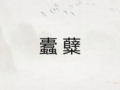 蠹糵