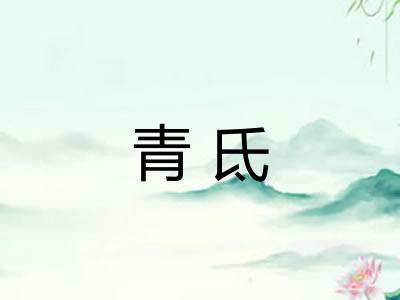 青氐 青氐
