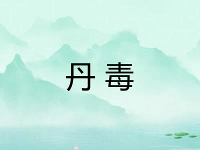 丹毒 丹毒