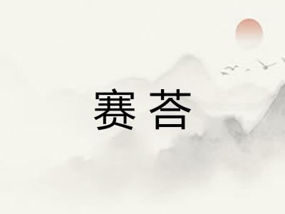 赛荅 赛荅