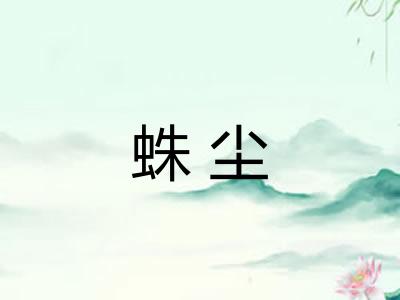 蛛尘