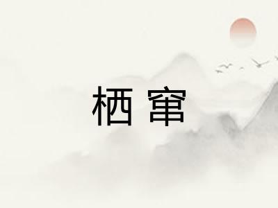栖窜