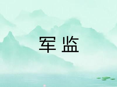军监 军监