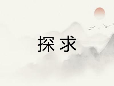 探求