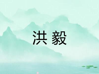洪毅 洪毅