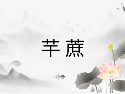 芉蔗