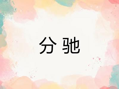 分驰 分驰