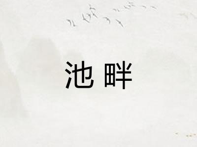 池畔