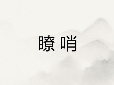 瞭哨 瞭哨
