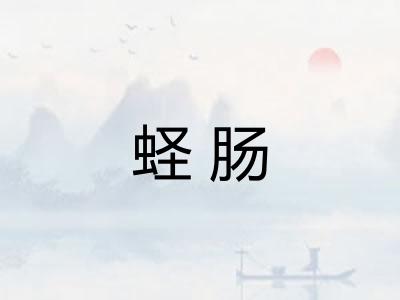 蛏肠