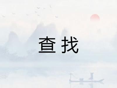 查找