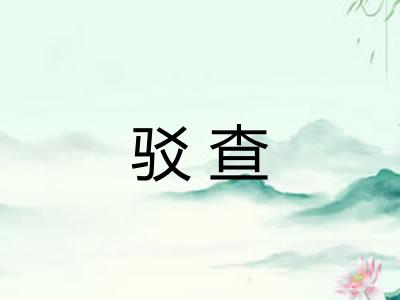 驳查