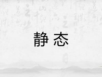 静态