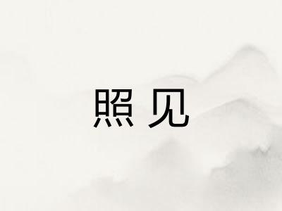 照见 照见