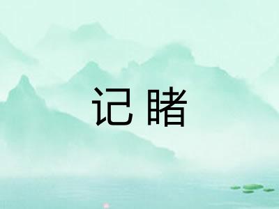 记睹
