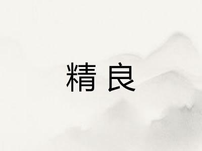 精良
