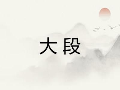 大段 大段