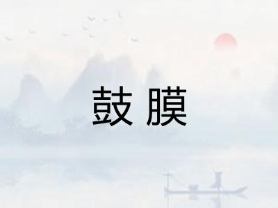 鼓膜 鼓膜