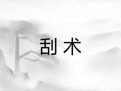 刮术 刮术
