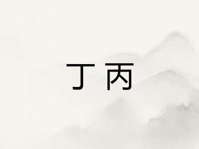 丁丙 丁丙