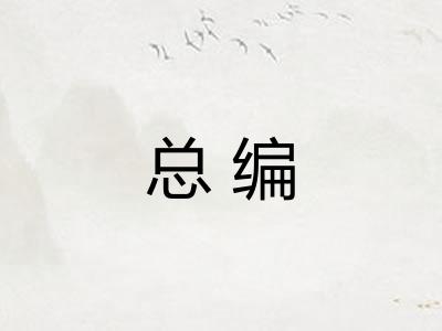 总编