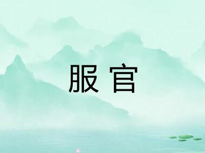 服官