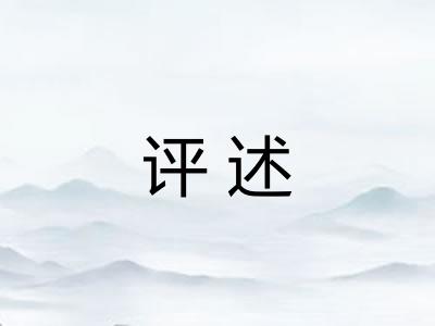 评述