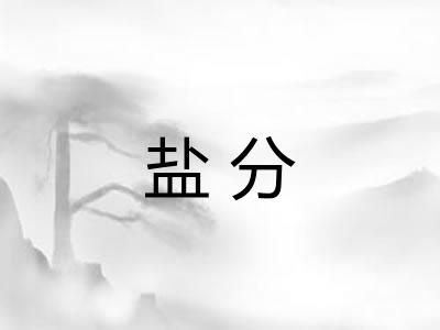 盐分