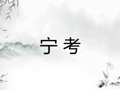 宁考