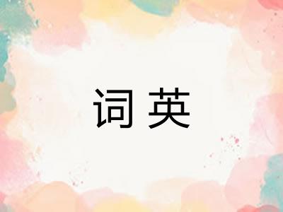 词英