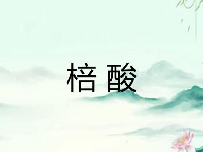 棓酸 棓酸