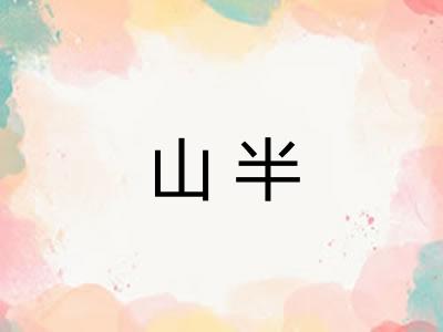 山半 山半