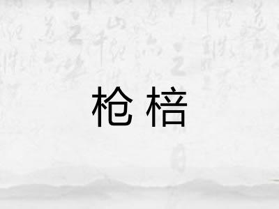 枪棓