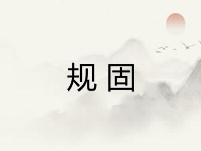 规固 规固
