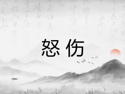 怒伤