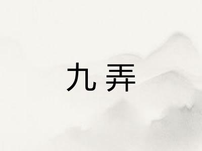 九弄