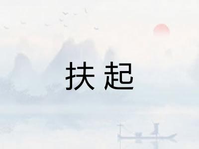 扶起 扶起