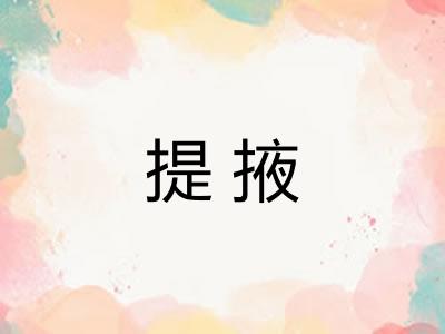 提掖