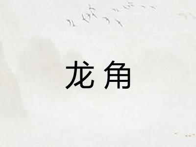 龙角 龙角