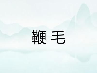 鞭毛 鞭毛
