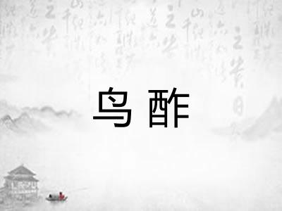 鸟酢