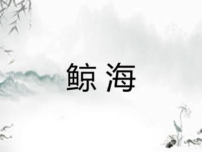 鲸海 鲸海